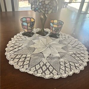 White Crochet Doily